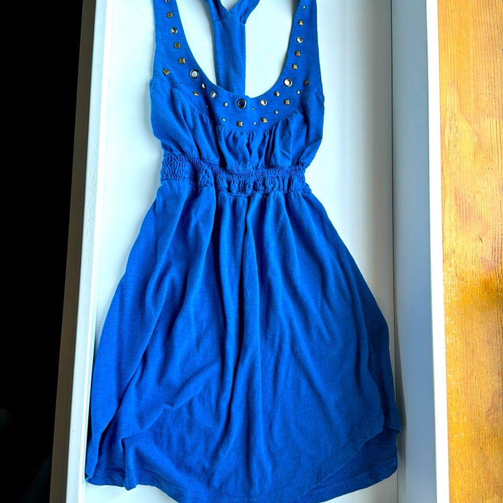 Long Blue Tank